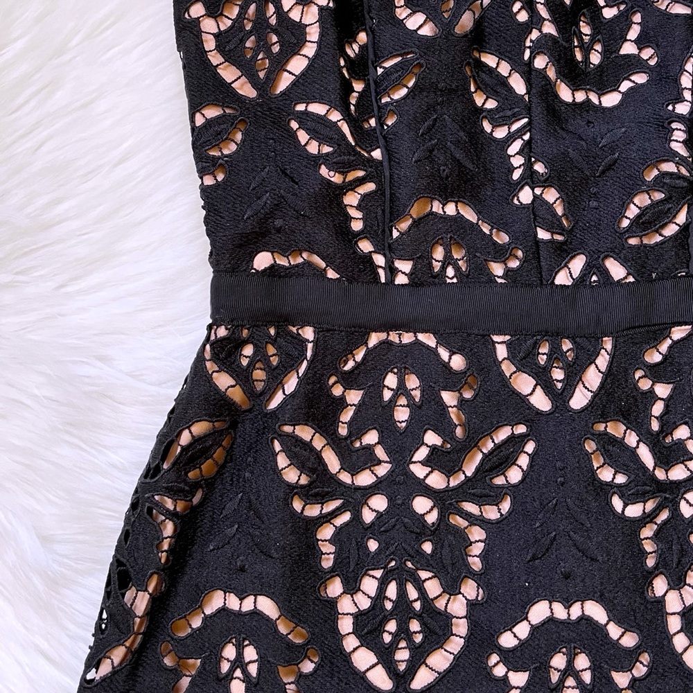 Adelyn Rae Damion Black Lace Dress - Picture 3 of 8